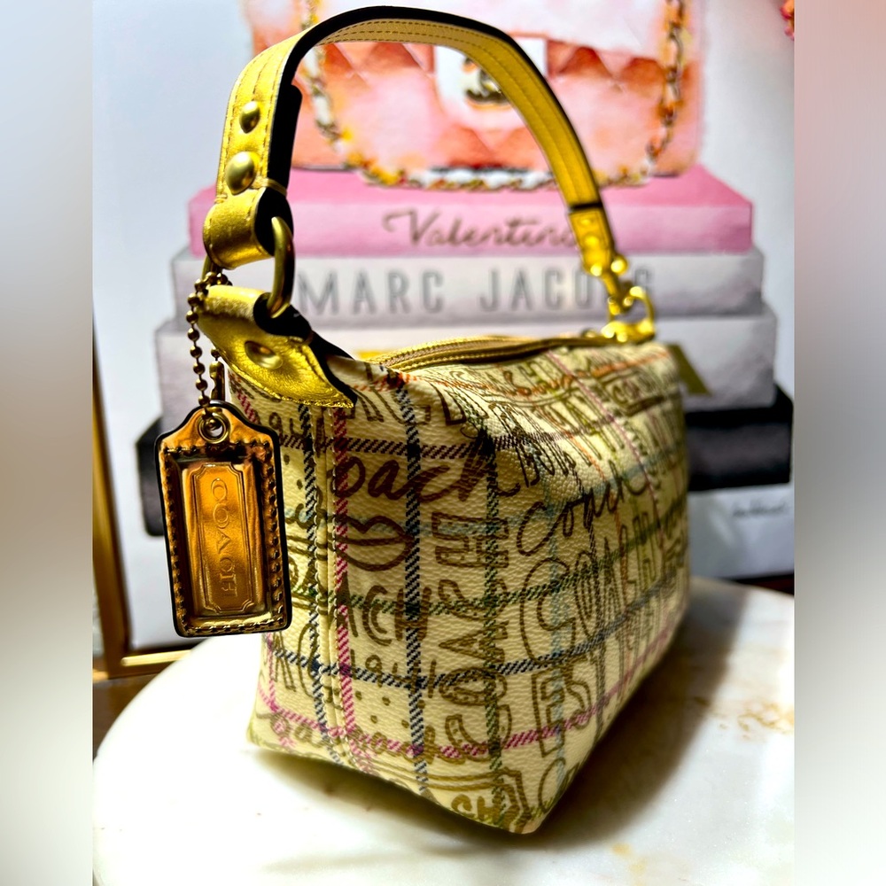 Coach Multicolor Script Mini Bag - Picture 2 of 8